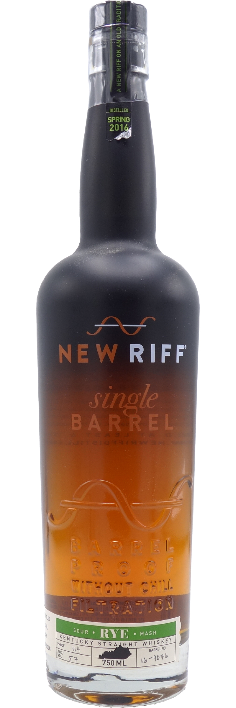 New Riff Rye Whiskey Single Barrel 750ml